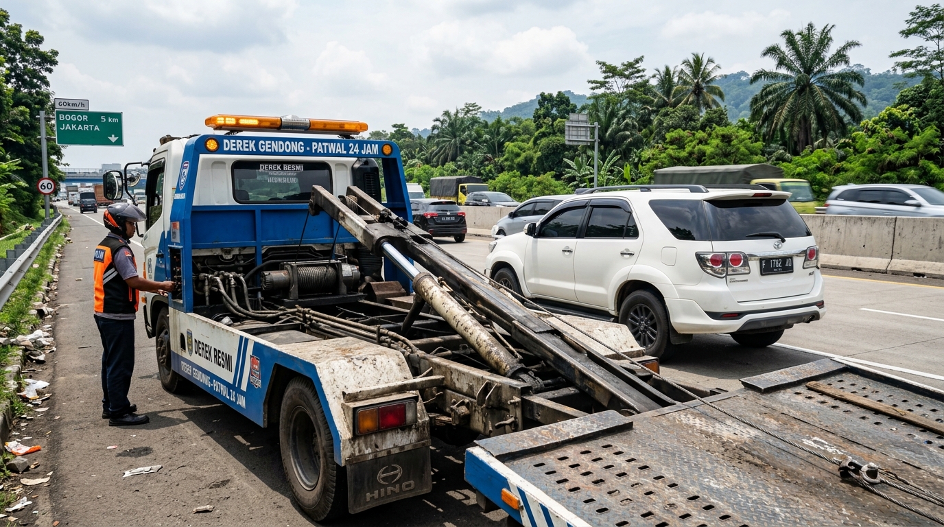 Towing Flatbed Hidrolik